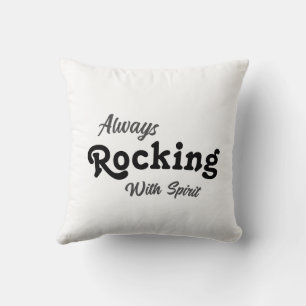 Welcome To Our Porch / Always / White / Throw Pillow