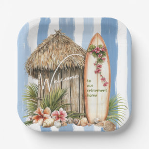 Welcome to our Retirement Home Tropical Themed Paper Plates