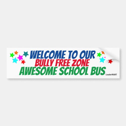 Welcome to our  School Bus Bus Step Signage Bumper Sticker