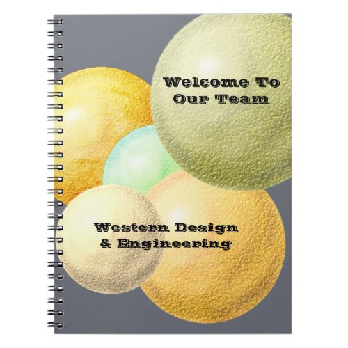 Welcome To Our Team Pastel Employee Appreciation Notebook