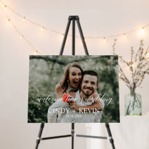 Welcome to Our Wedding Custom Wedding Bride