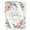 Welcome to Our Wedding Dusty Pink Geometric Sign