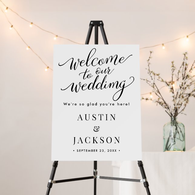 Welcome to Our Wedding  Foam Board (In Situ (Stand))