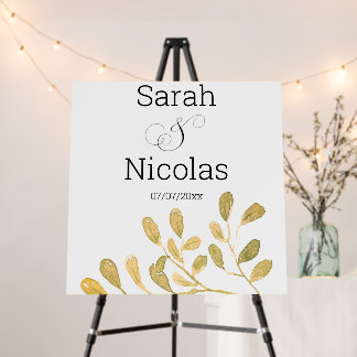 Welcome to our wedding Foam Boards