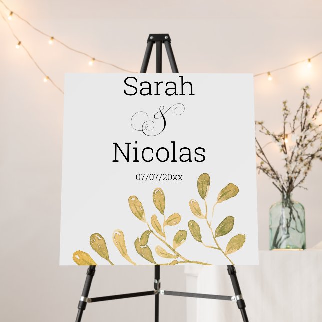 Welcome to our wedding Foam Boards (In Situ (Stand))