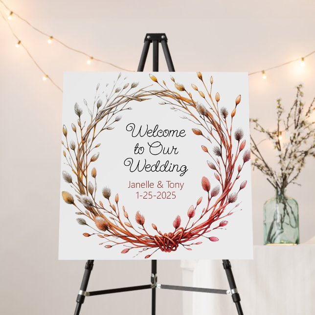 Welcome to our wedding Foam Boards (In Situ (Stand))