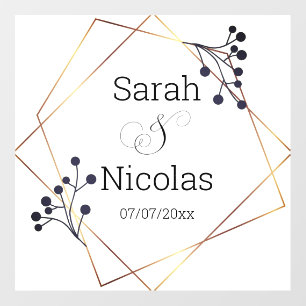 Welcome to our wedding Foam Boards Wall Decal