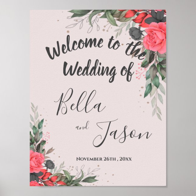 our family wedding poster