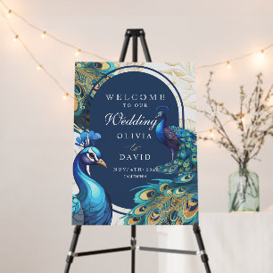 Welcome to our Wedding Peacocks Foam Board