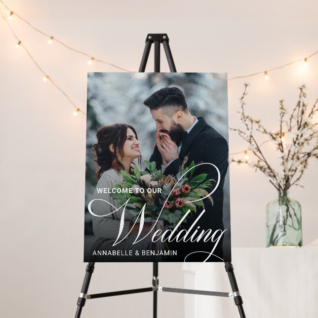 Welcome To Our Wedding Photo Foam Board (In Situ (Stand))