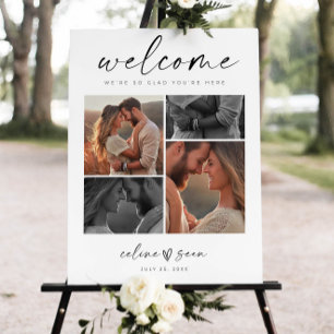 Welcome to our Wedding Sign with Photo   Wedding