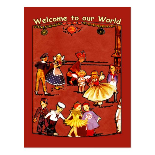Welcome to Our World Postcard