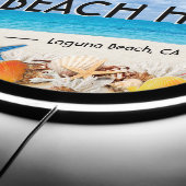 Welcome to Paradise Beach Illuminated Sign (Edge)