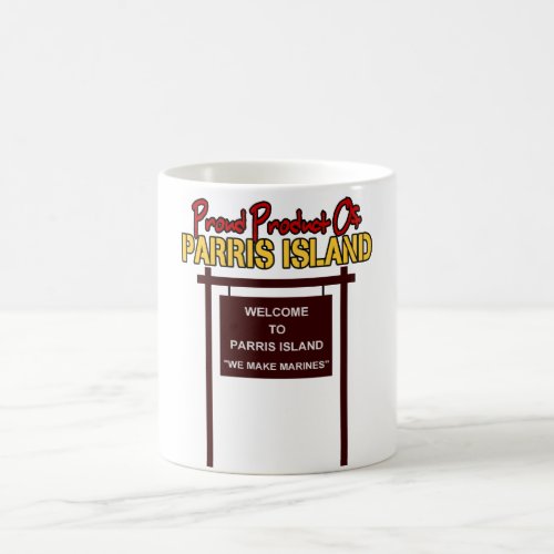 Welcome To Parris Island 11oz Classic White Mug