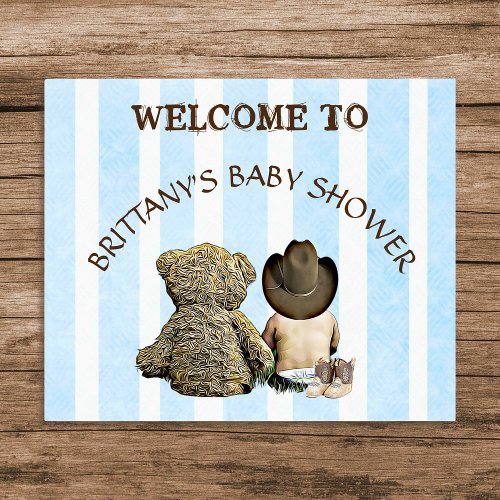 Welcome to Personalized Baby Shower Poster Banner