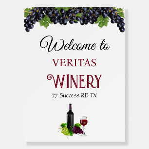 Welcome to Personalized Family Winery Foam Board