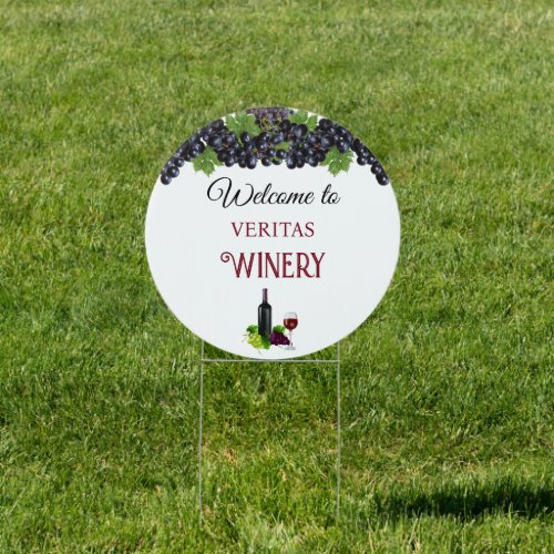 Welcome to Personalized Family Winery  Sign