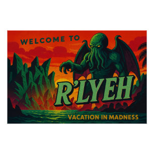 Welcome to R’lyeh – Vacation in Madness Poster