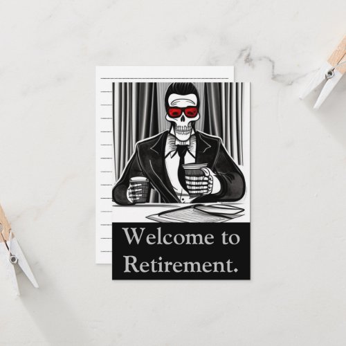 Welcome to Retirement card Funny retirement card