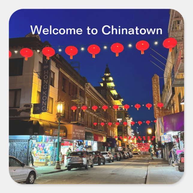 Welcome to San Francisco Chinatown #11 Sticker (Front)