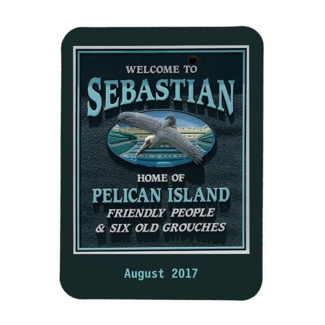 Welcome to Sebastian, FL Magnet (Vertical)