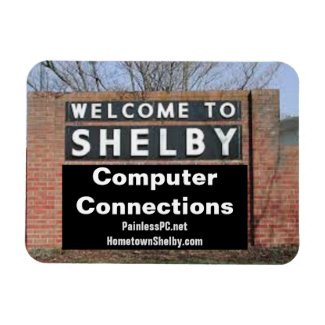 WELCOME TO SHELBY Computer Connections Magnet