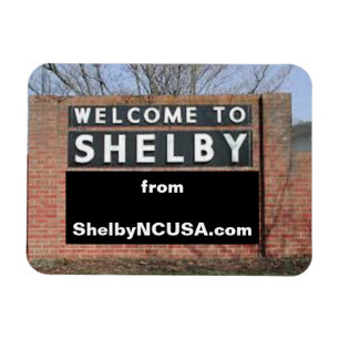 Welcome To Shelby Flexible Magnet