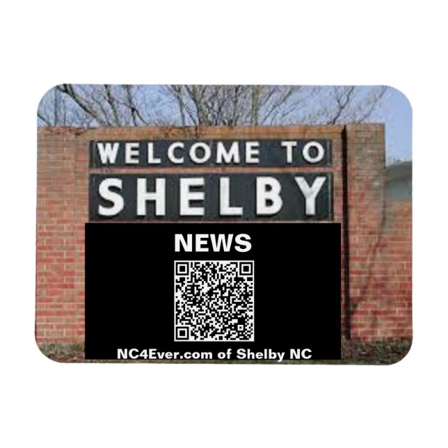 WELCOME TO SHELBY NEWS Flexible Magnet (Horizontal)