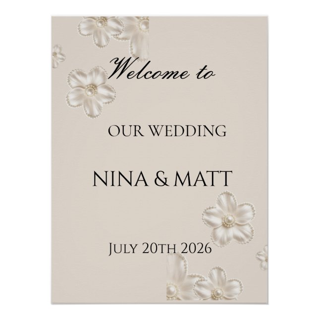 Welcome to sign (Front)