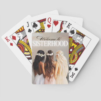 Welcome To Sisterhood  Poker Cards