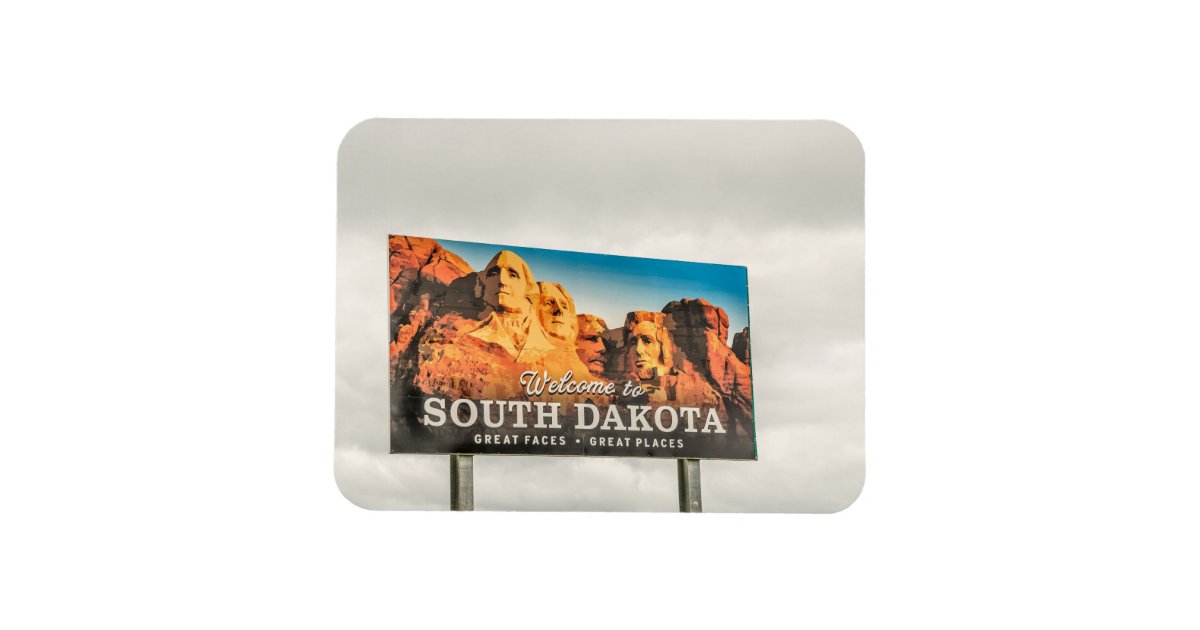 Welcome to South Dakota Sign Magnet | Zazzle