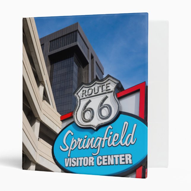 Welcome To Springfield 3 Ring Binder (Front/Inside)