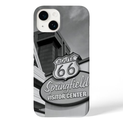 Welcome To Springfield Grayscale iPhone Case