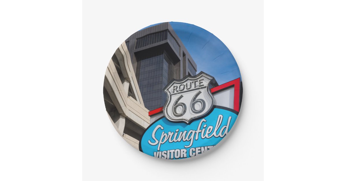 Welcome To Springfield Paper Plates | Zazzle