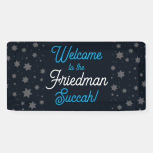 Welcome to Succah Personalized Star banner