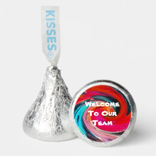 Welcome To Team Vivid Swirled Tie Dye New Employee Hersheys Kisses