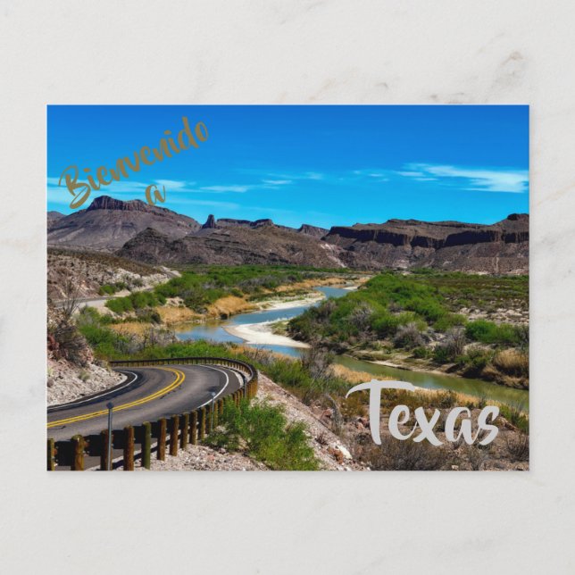 Welcome to Texas postcard (Front)