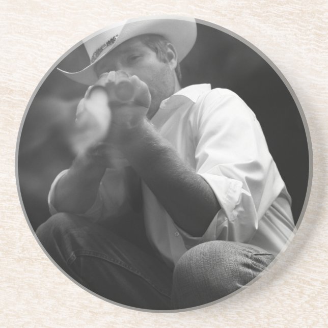 Welcome to Texas Sandstone Coaster (Front)