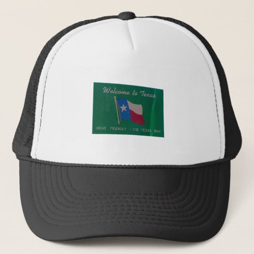 Welcome to texas trucker hat