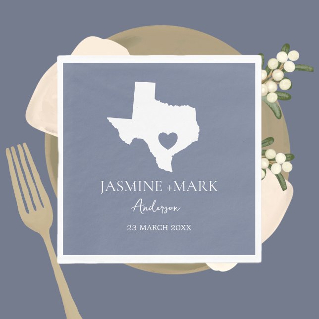 Welcome to Texas Wedding Party Custom  Napkins (Creator Uploaded)
