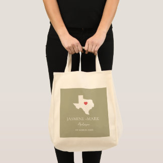 Welcome to Texas Wedding Party Custom  Tote Bag
