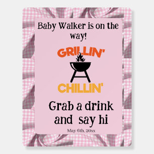 Welcome to the Baby-Q baby shower Foam Board