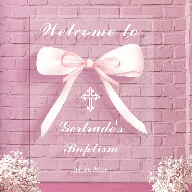 welcome to the Baptism Acrylic Sign (Creator Uploaded)
