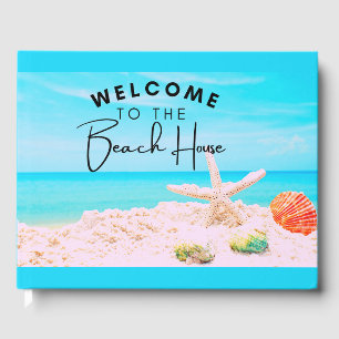 Welcome To The Beach House, Vacation Holiday Guest Book
