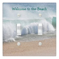 Welcome to the Beach, Summer, Vacation Home Light Switch Cover
