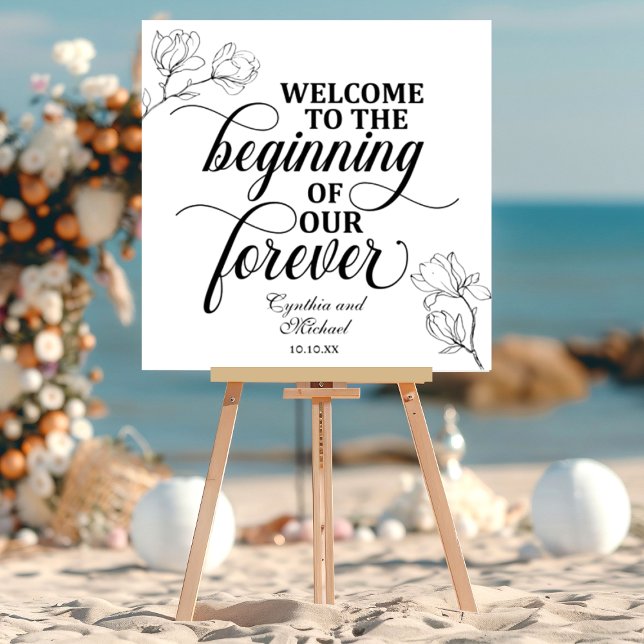 Welcome to the Beginning of our Forever Line Art Foam Board (Creator Uploaded)