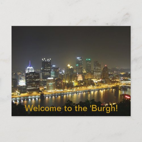 Welcome to the Burgh Postcard
