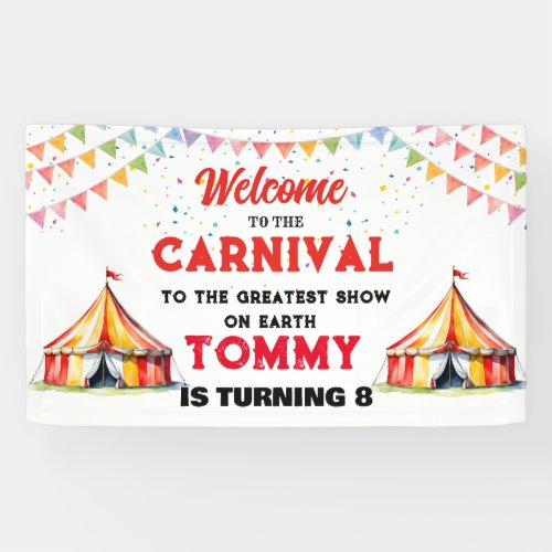 Welcome to the Carnival add your own text  Banner 