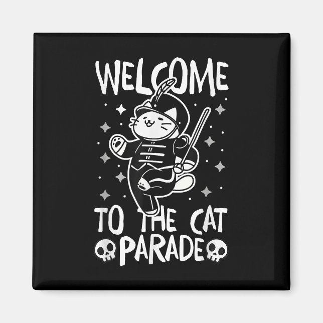 Welcome To The Cat Parade  Magnet (Front)