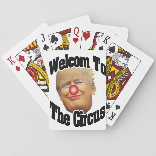 Welcome to the Circus Poker Cards